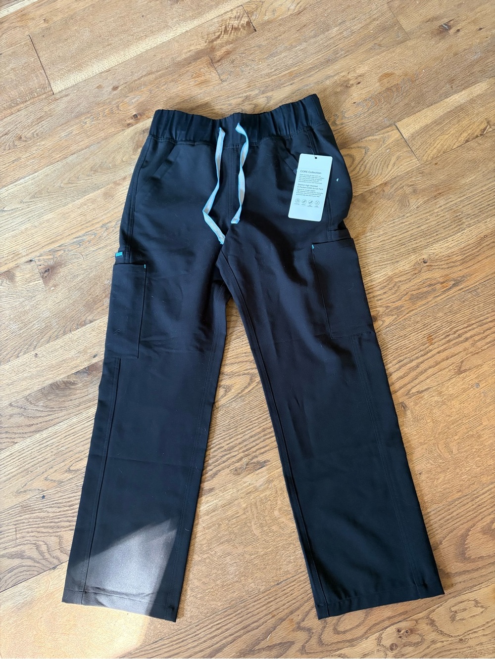 NWT Dolan High Waisted 6 Pocket CORE Scrub Pant In black Xs